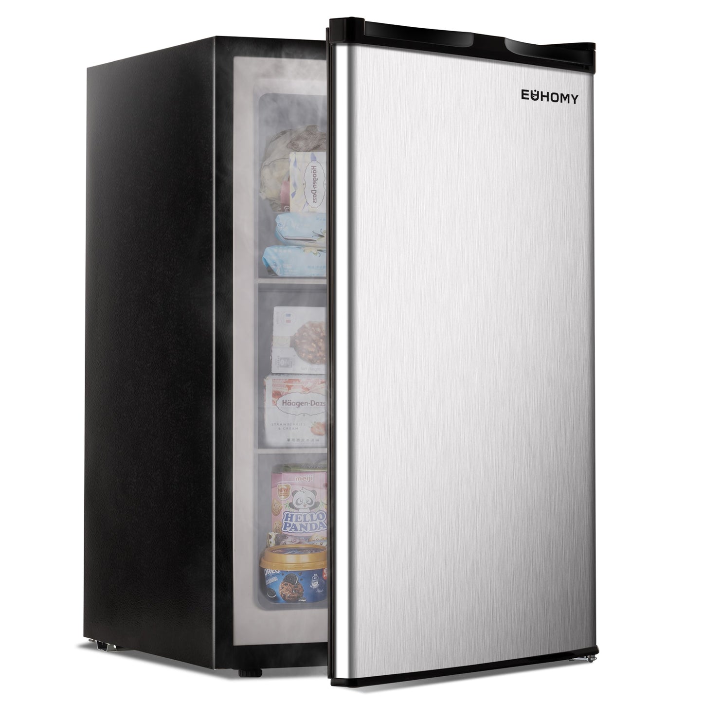 EUHOMY Compact Mini Freezer, Upright freezer Rapid Cooling - Euhomy