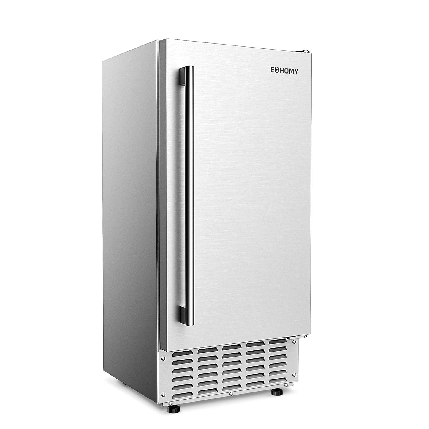 EUHOMY Commercial Under Counter Nugget Ice Maker Machine Includes 2 Bottles of Cleaner - Euhomy