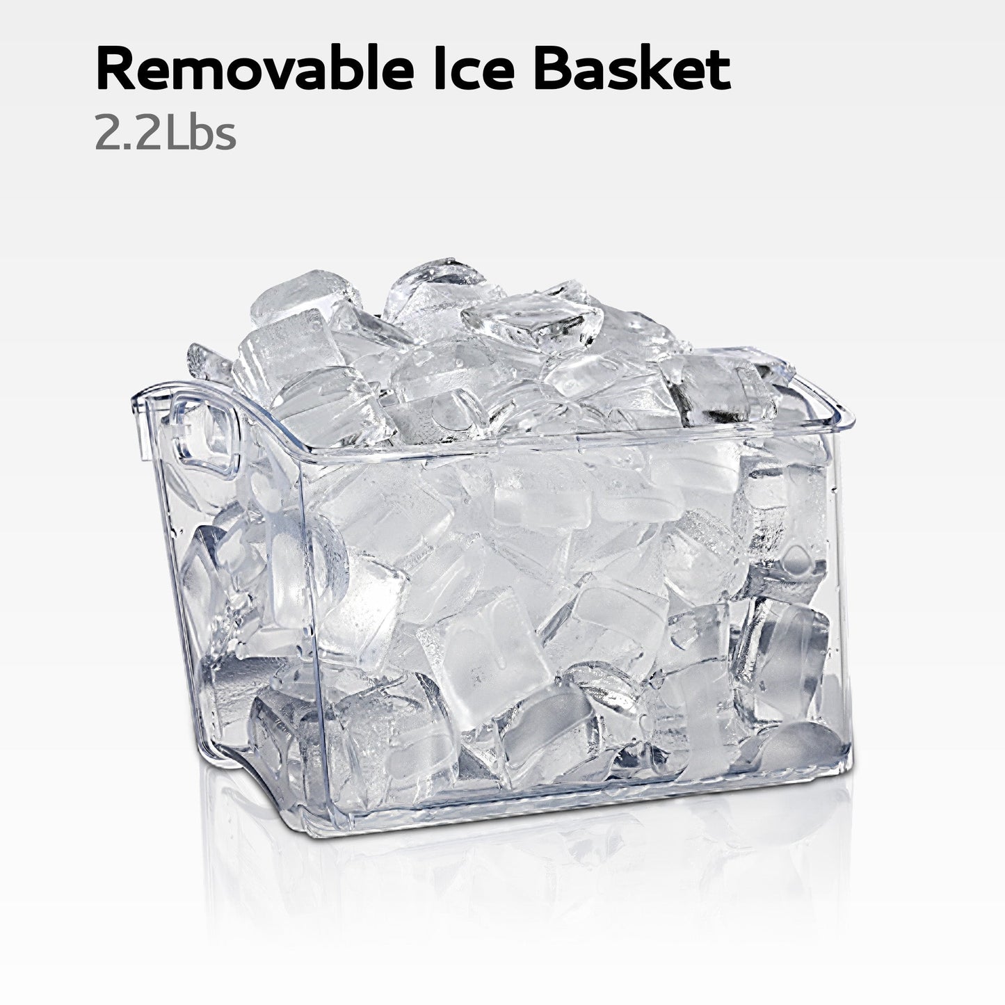 EUHOMY Luna Pro LunaArc™️ Portable Crystal Crescent Ice Maker Countertop – Melts 30 Mins Lower, Rapid Ice Making in 12 Mins, Real-Time Status Visibility