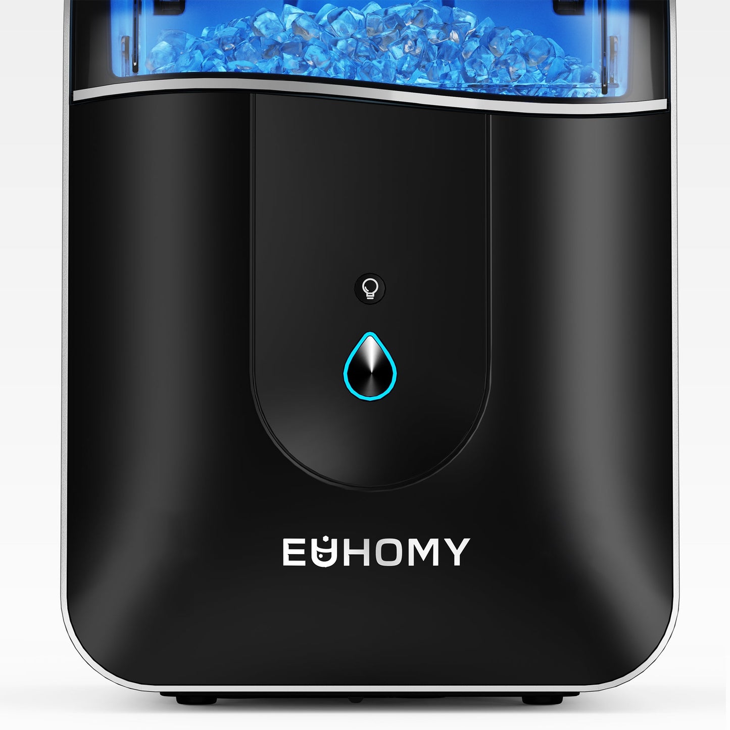 EUHOMY Pearl L1 Pro Portable Nugget Ice Maker Countertop– Smart App Control & Alerts, 33Lbs/24H, 7–10 Mins Fast Ice