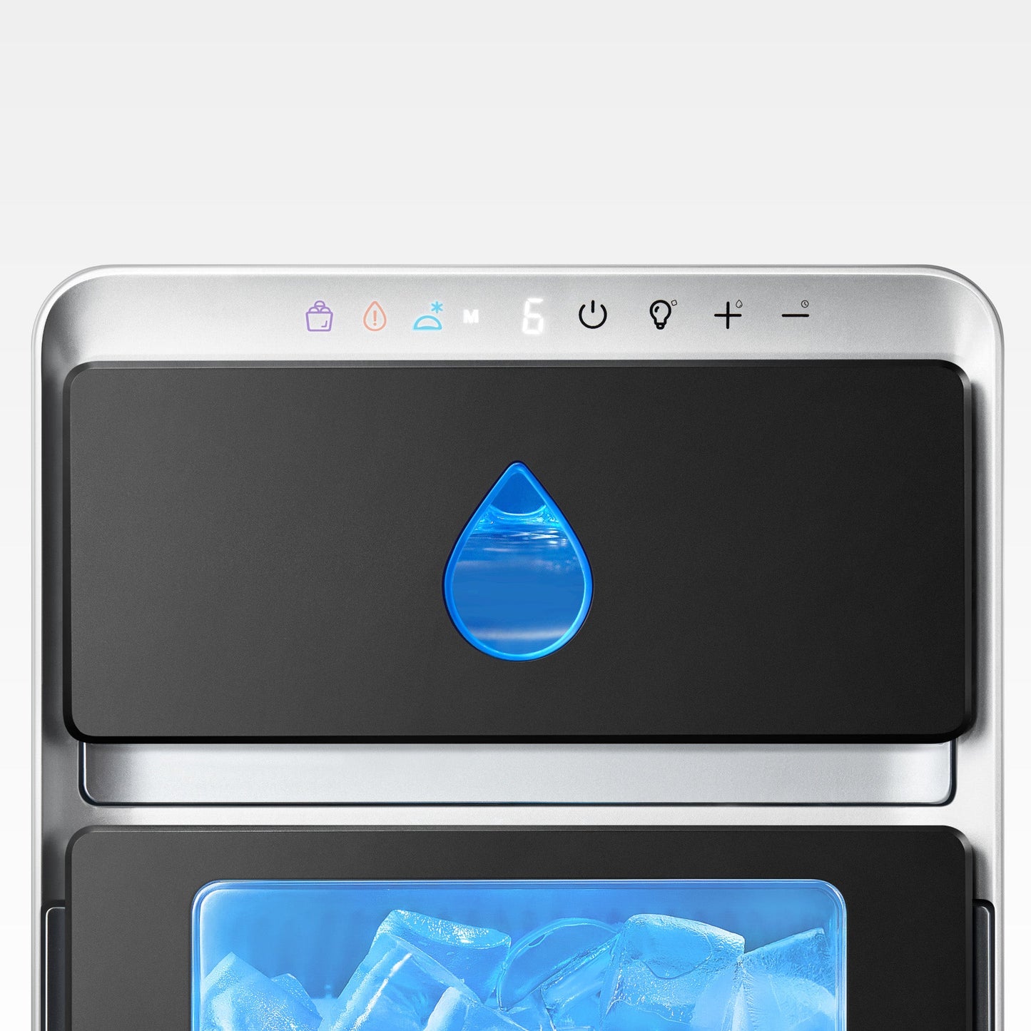 EUHOMY Luna Pro LunaArc™️ Portable Crystal Crescent Ice Maker Countertop – Melts 30 Mins Lower, Rapid Ice Making in 12 Mins, Real-Time Status Visibility