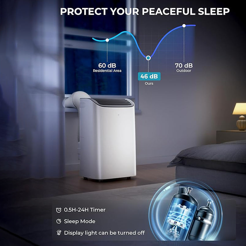 EUHOMY Portable Air Conditioners 3 in 1 Portable Cooling AC with Dehumidifier